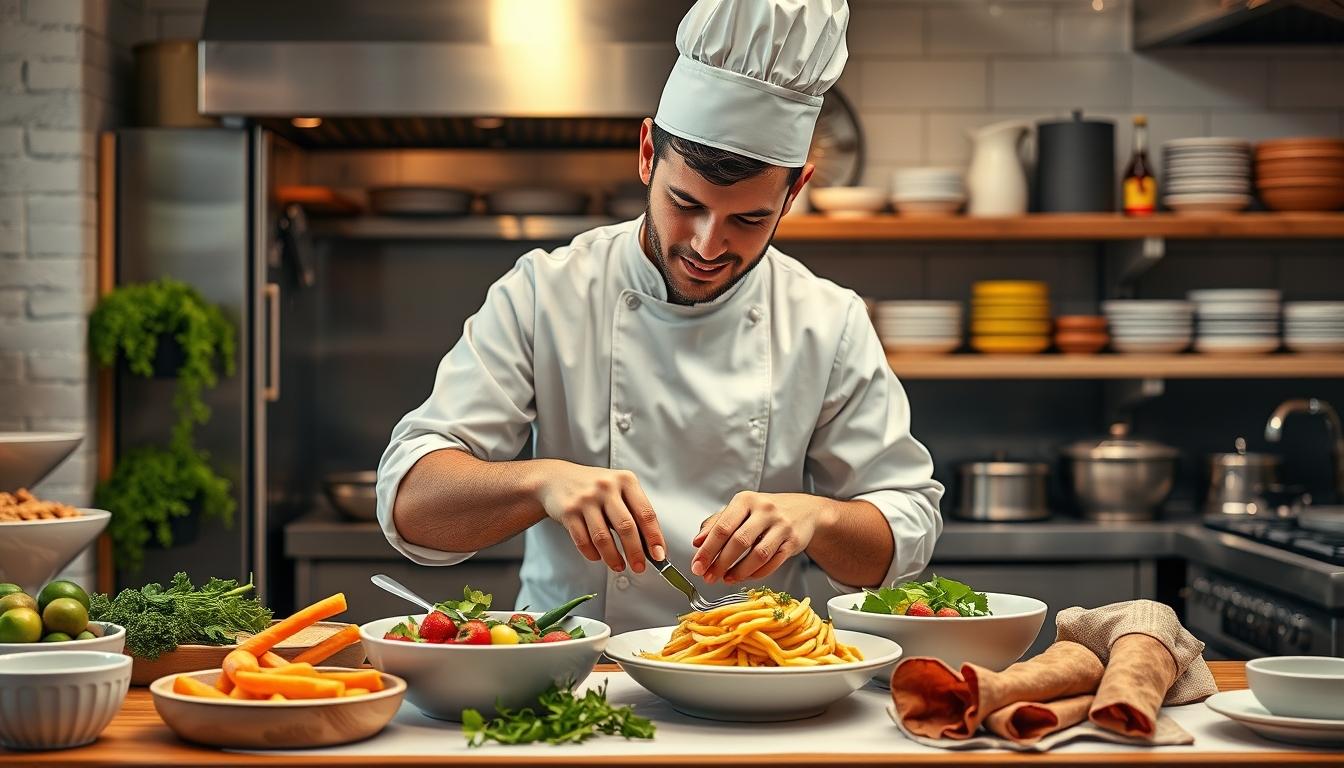 Fresh seasonal cooking dish